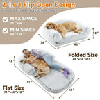 Giant Dog Bed for Humans – Plush Orthopedic Lounger STTM