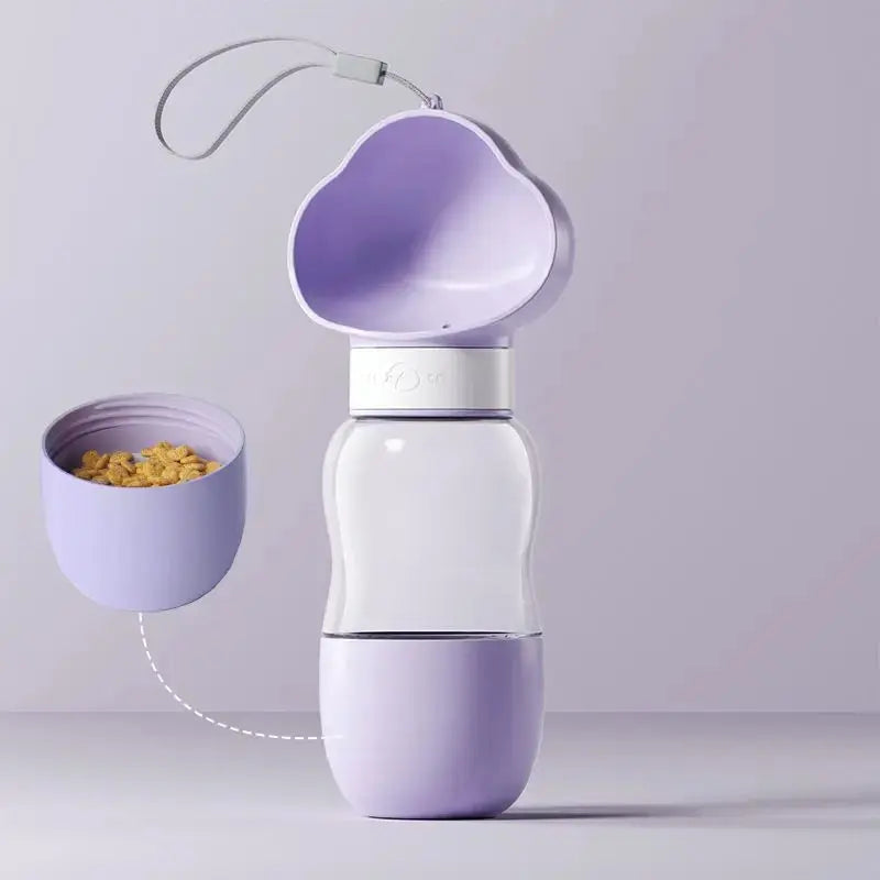 Travel Dog Bottle – Portable Water Feeder with Bowl STTM