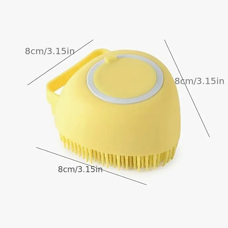 Dog Bath Brush – Silicone Shampoo Brush for Grooming STTM