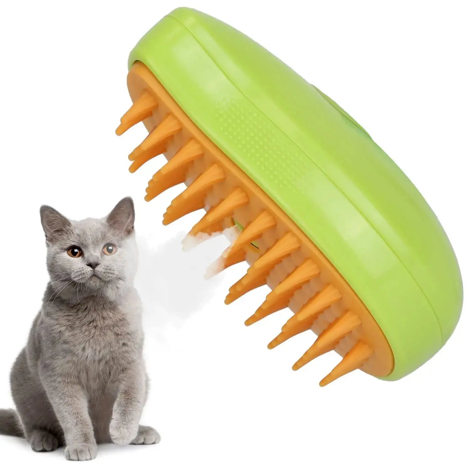 Pet Steam Brush – USB Rechargeable Grooming & Cleaning Tool STTM