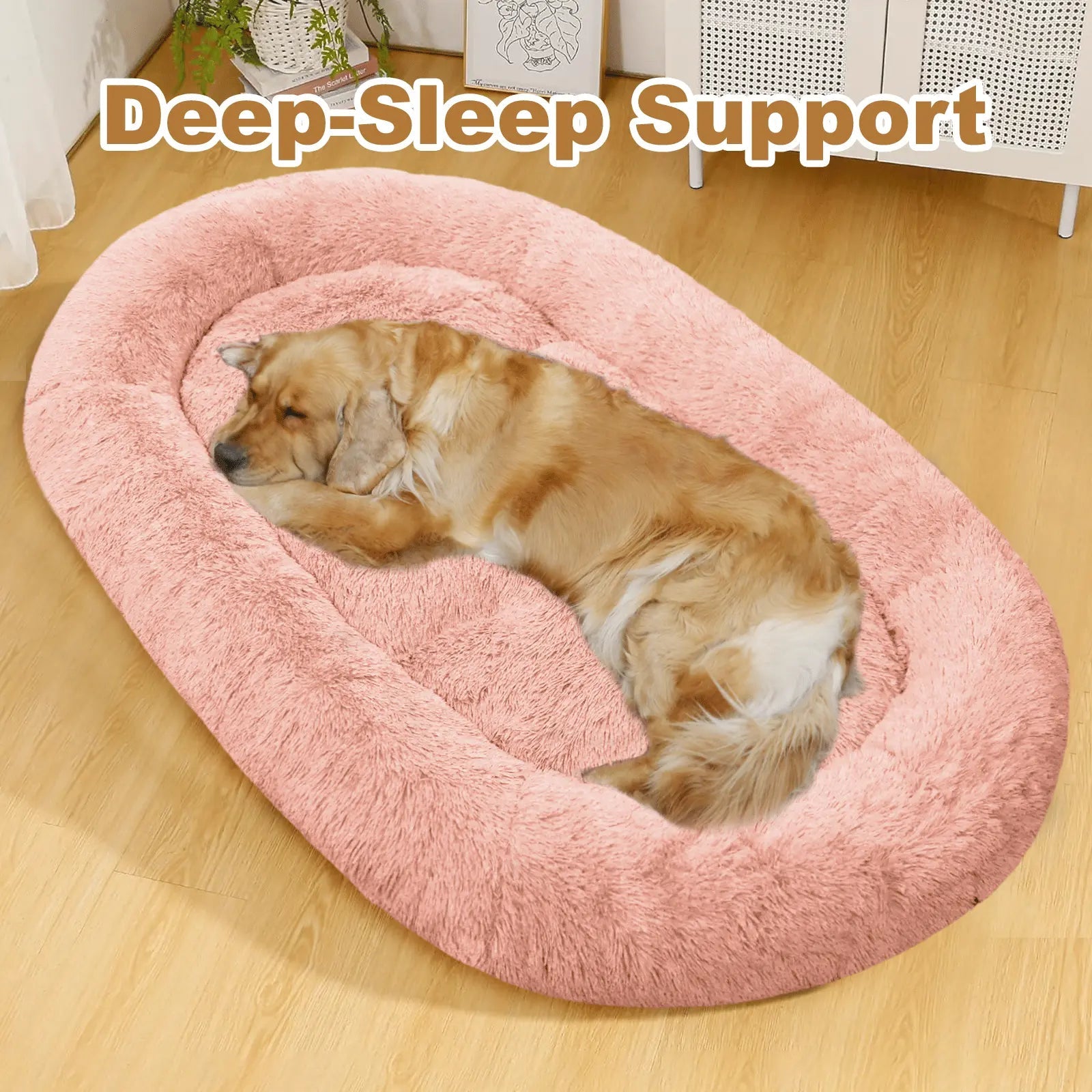 Soft Dog Bed – Large Washable Bed for Easy Carry & Comfort
