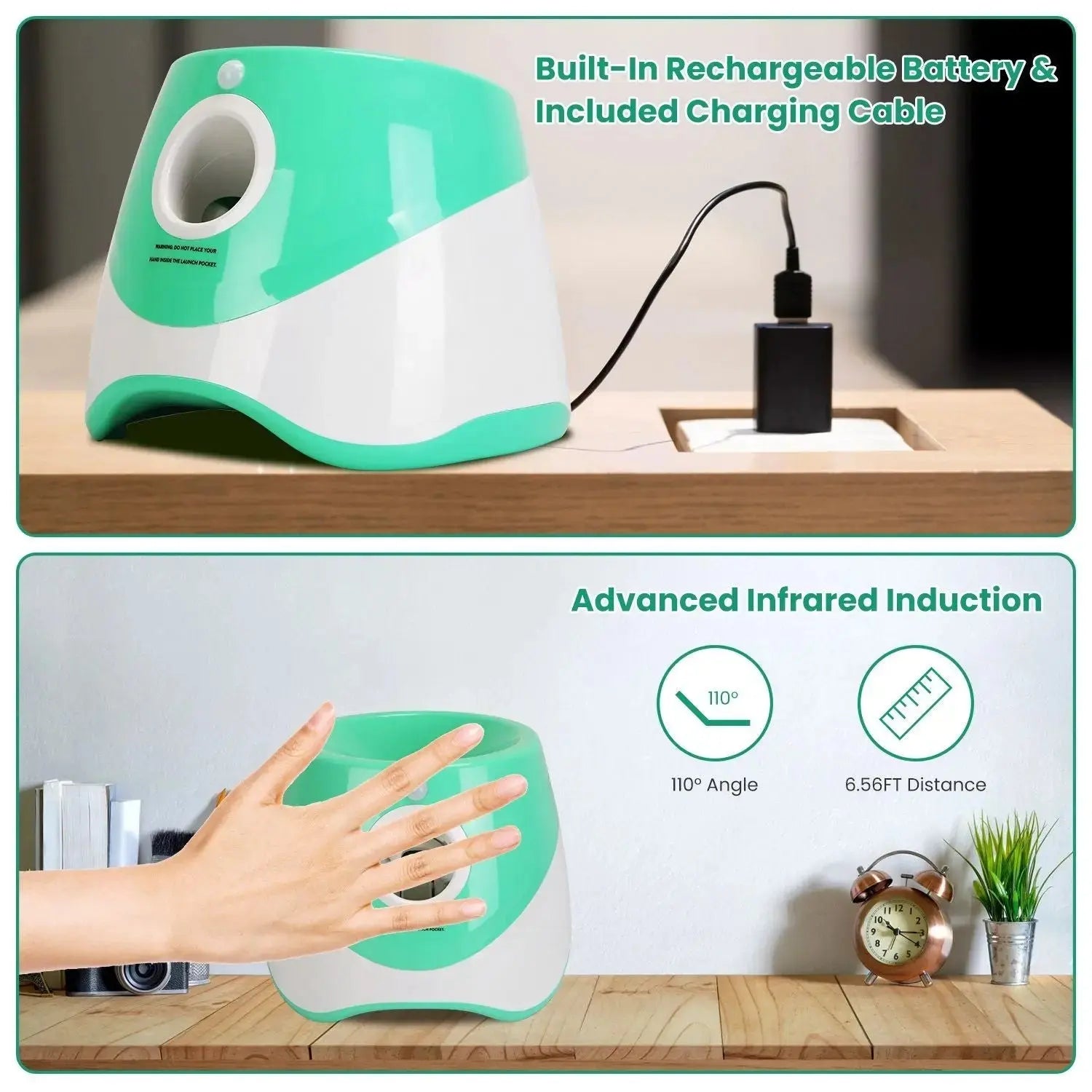 Dog Ball Launcher – Automatic Fetch Machine with Adjustable Distance STTM