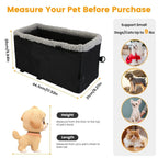 Small Pet Car Seat – Cozy Console Booster for Dogs & Cats STTM
