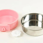 Hanging Dog & Cat Bowl – Stainless Steel Cage Feeding Bowl STTM