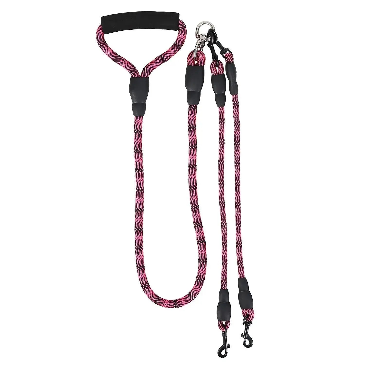 Dual Dog Leash – No-Tangle Reflective Leash with Padded Handle STTM