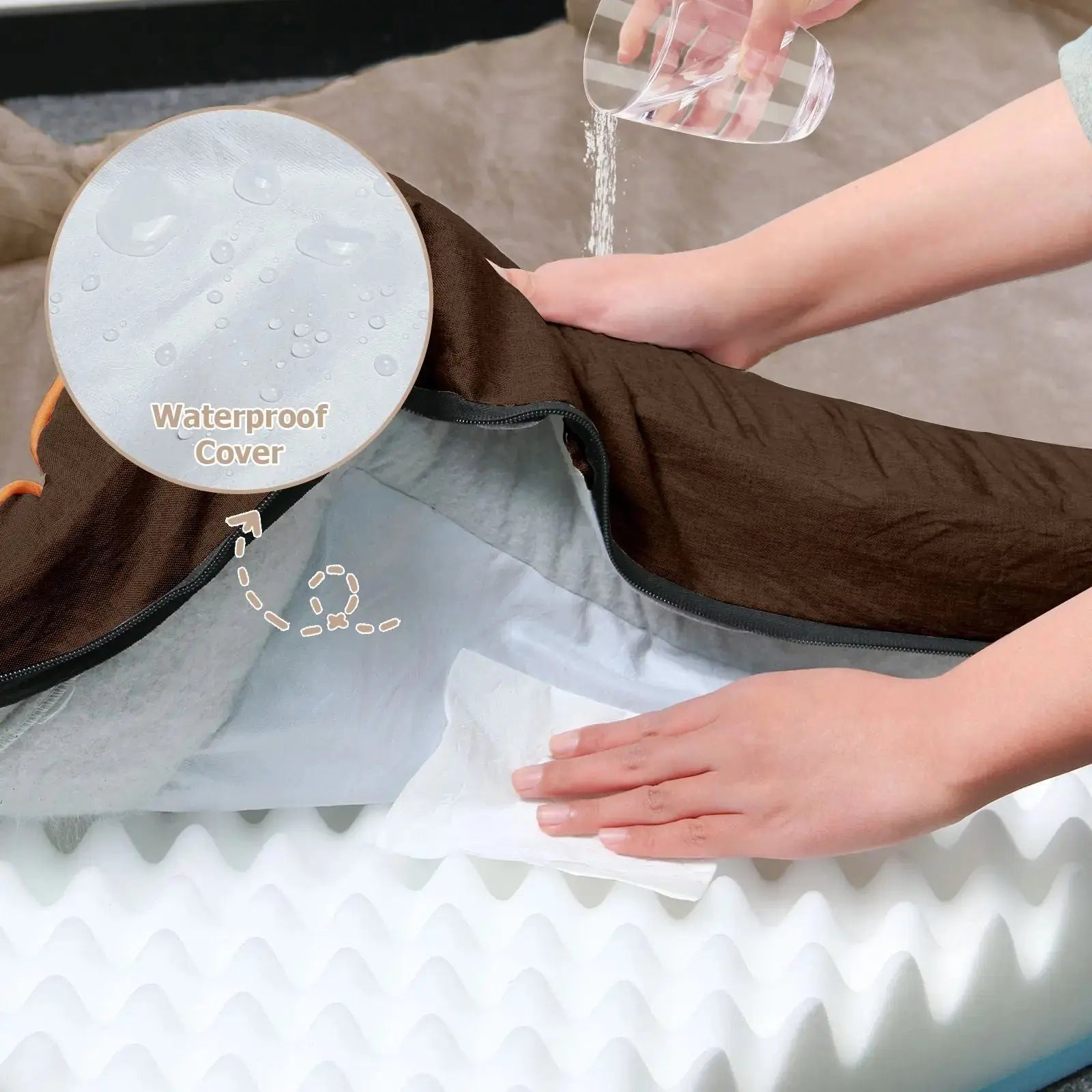 Orthopedic Pet Bed – Supportive Washable Bed with Non-Slip Base STTM