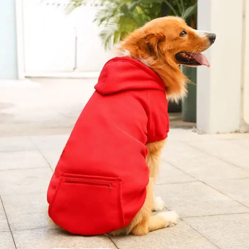 Pet Hoodie – Soft Fleece Dog Clothes with Hood & Pocket STTM