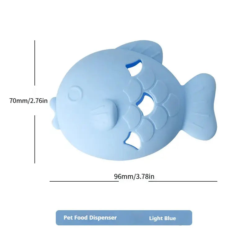 Dog Treat Toy – Fish Shape Silicone Slow Feeder for Dogs STTM