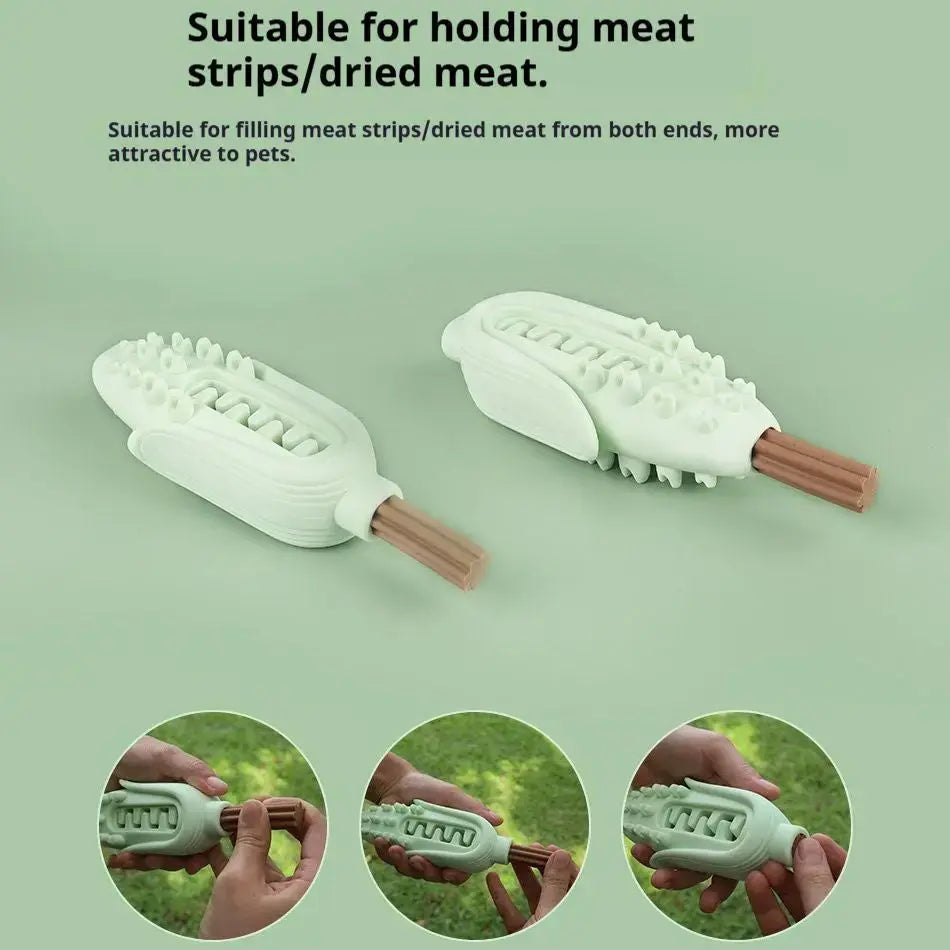 Corn Dog Chew Toy – Silicone Teething & Dental Toy STTM