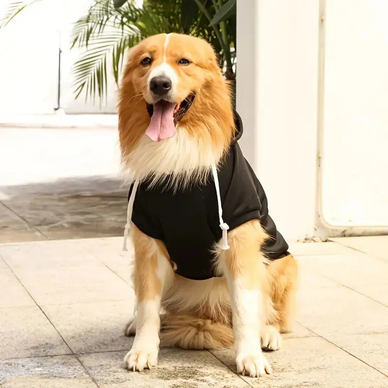 Pet Hoodie – Soft Fleece Dog Clothes with Hood & Pocket STTM