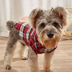 Plaid Pet Shirt – Stylish Dog T-Shirt for Small & Medium Dogs STTM