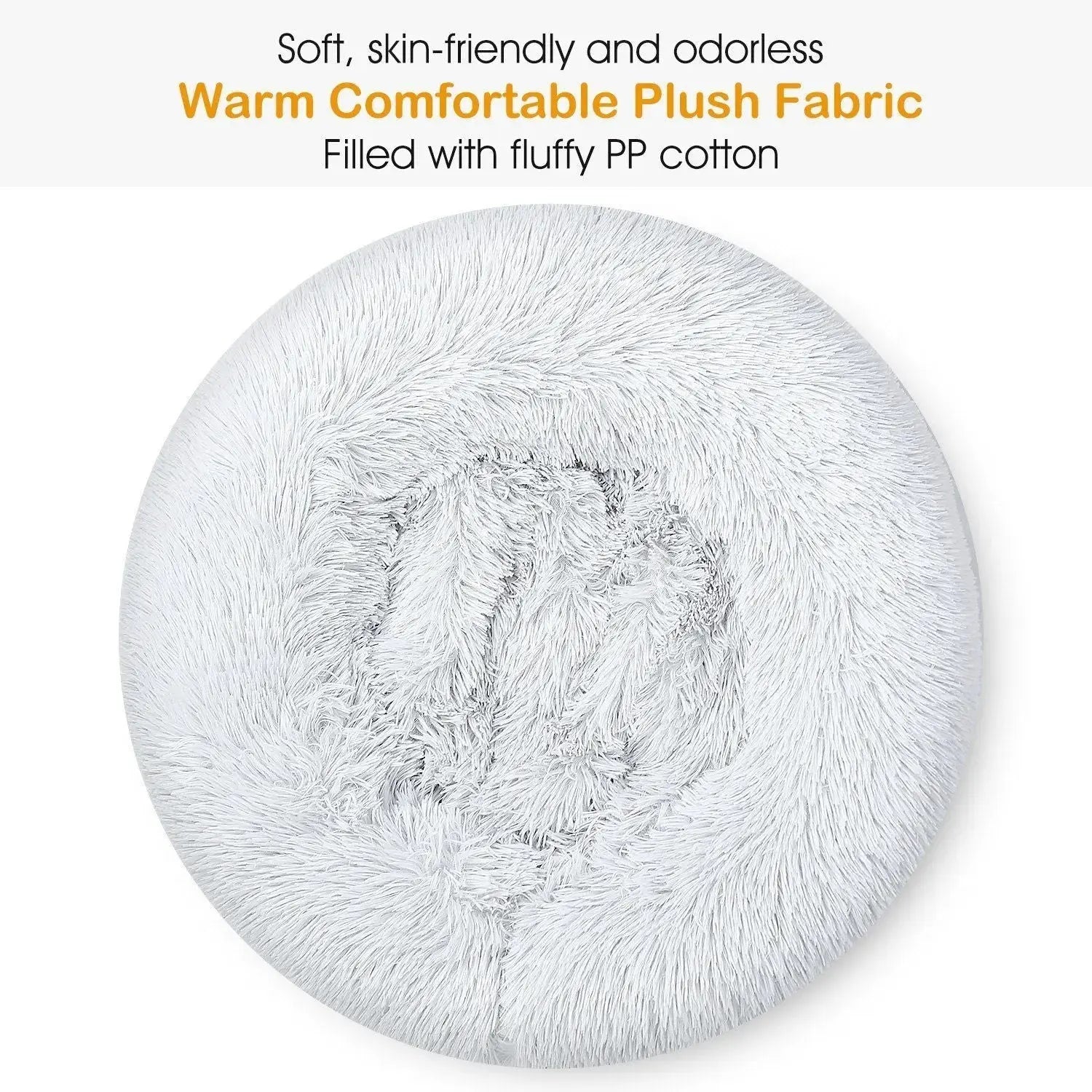 Soft Fleece Pet Bed – Warm Cozy Nest for Dogs & Cats STTM
