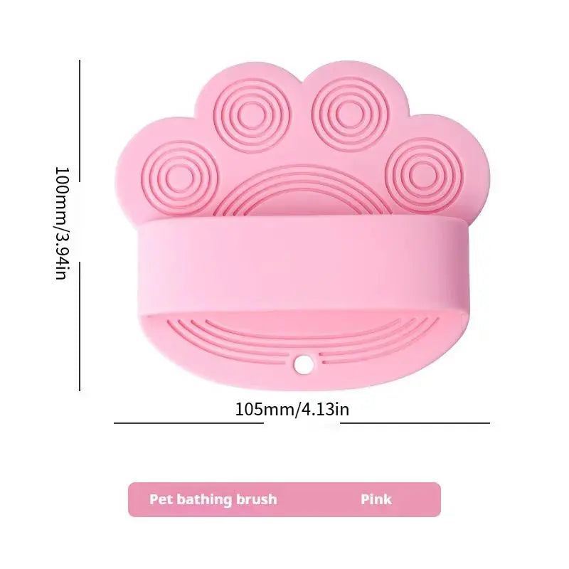 Pet Grooming Brush – Soft Bath & Massage Tool for Dogs & Cats STTM