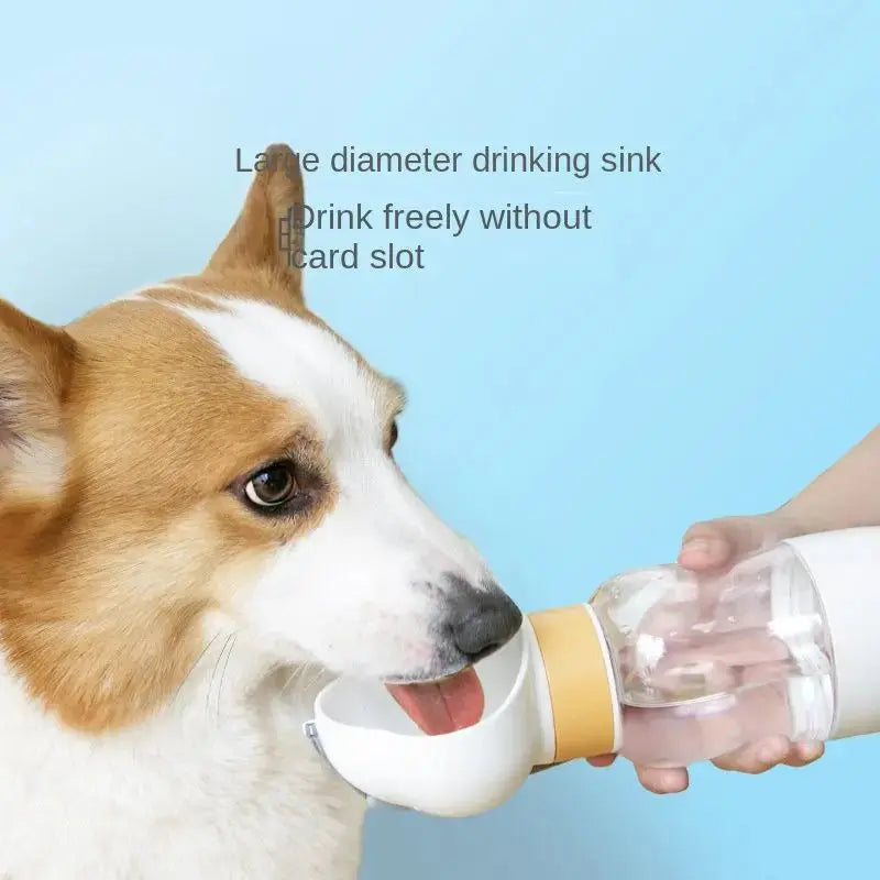 Travel Dog Bottle – Portable Water Feeder with Bowl STTM