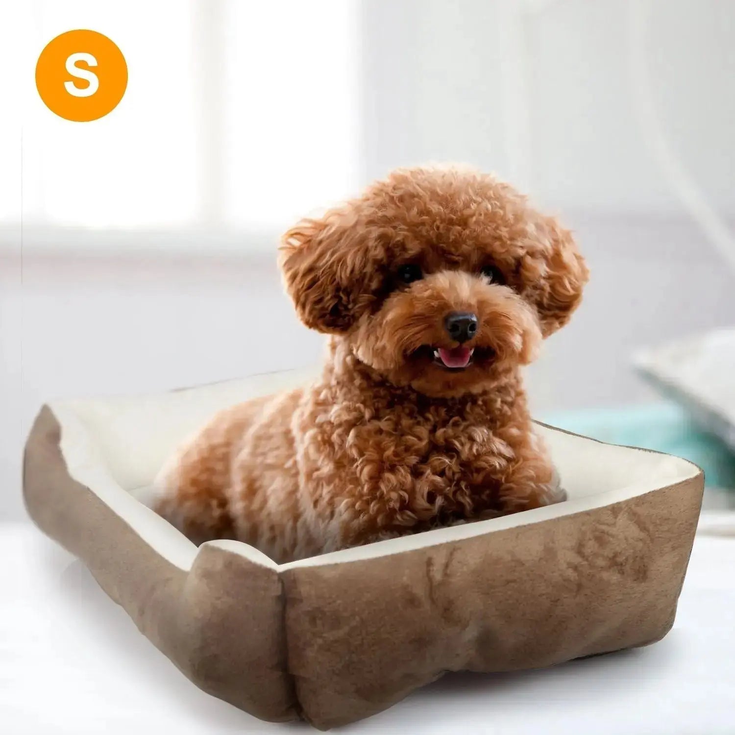 Soft Fleece Pet Bed – Warm Cozy Nest for Dogs & Cats STTM