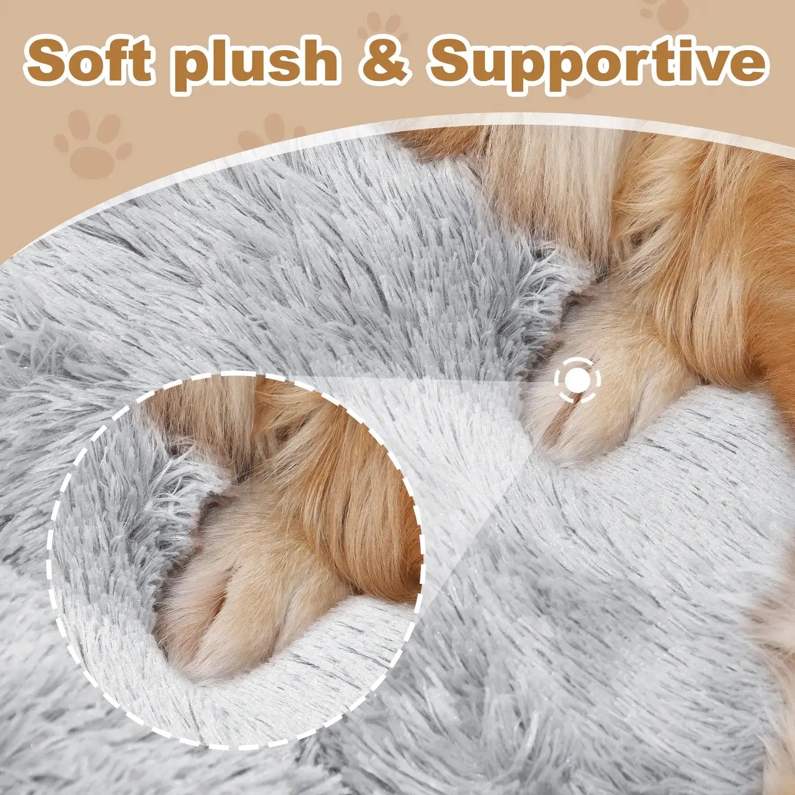 Soft Dog Bed – Large Washable Bed for Easy Carry & Comfort STTM