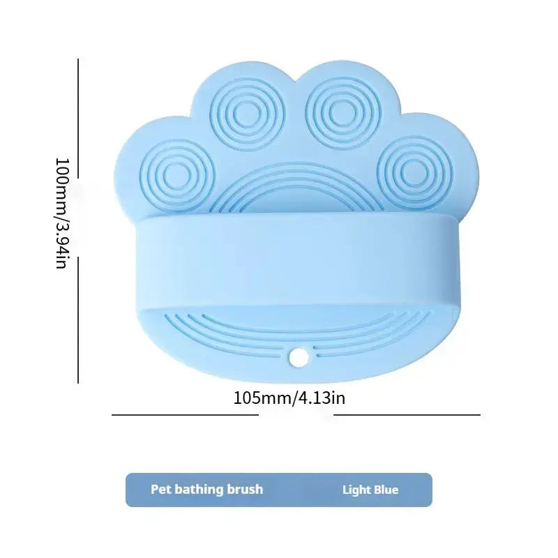 Pet Grooming Brush – Soft Bath & Massage Tool for Dogs & Cats STTM