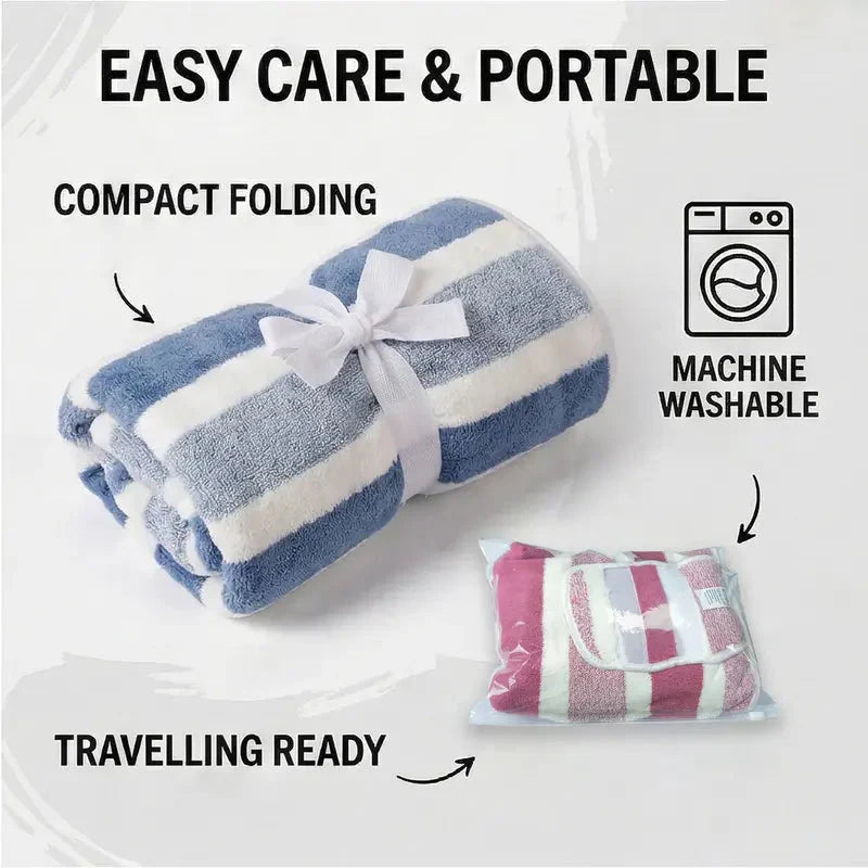 Quick-Dry Dog Bathrobe
