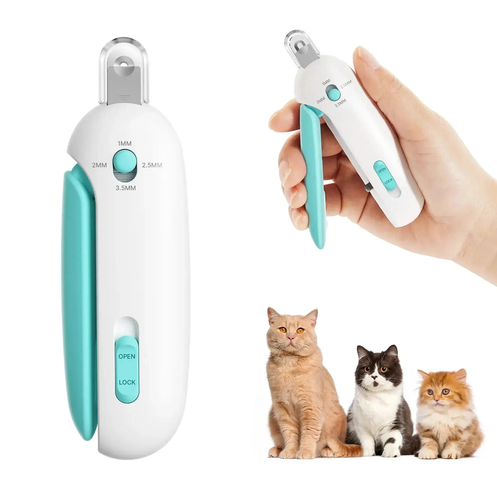 Cat Nail Clipper – Adjustable Safe Trimmer with Nail File Fursera