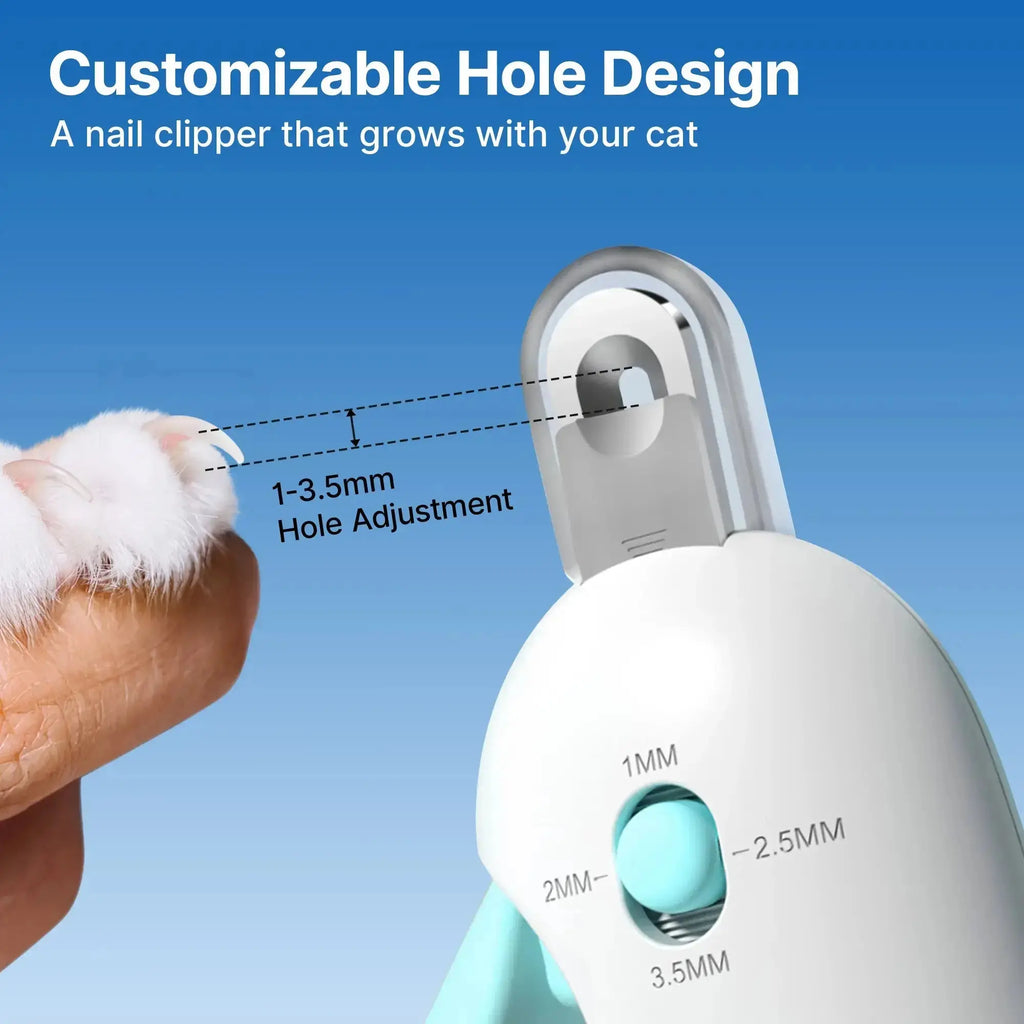 Cat Nail Clipper – Adjustable Safe Trimmer with Nail File Fursera