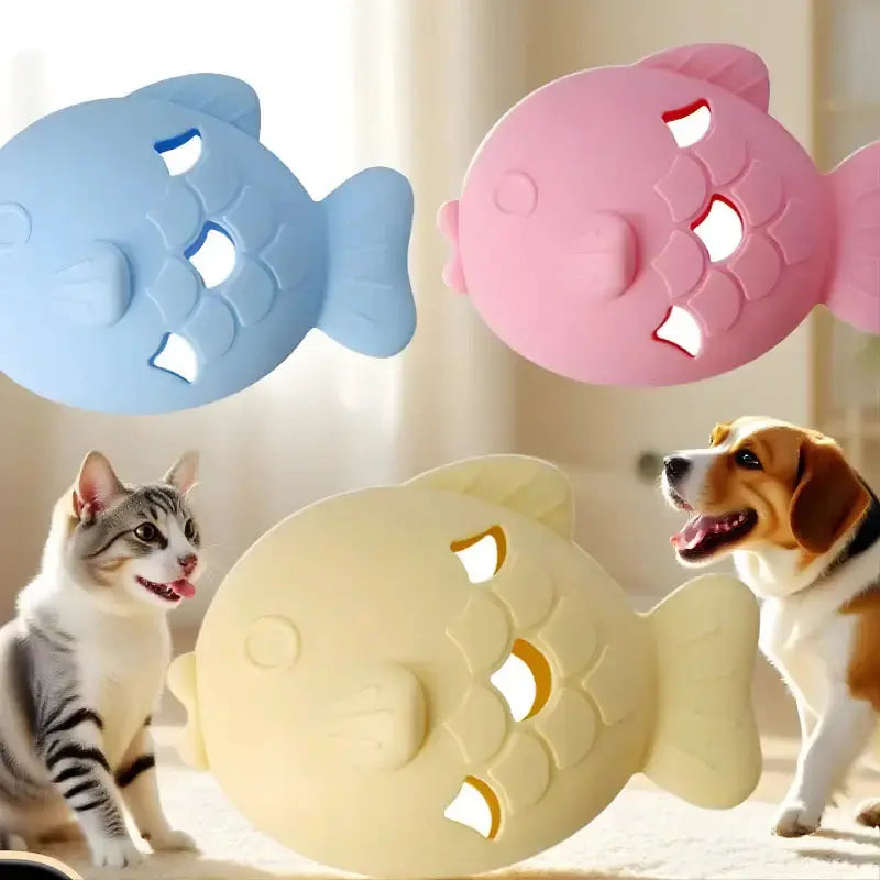 Dog Treat Toy – Fish Shape Silicone Slow Feeder for Dogs STTM