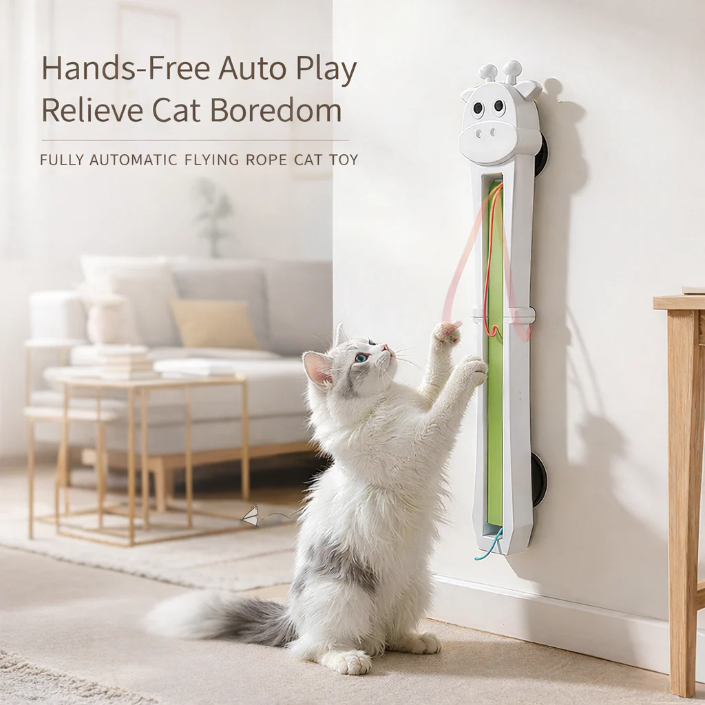 Automatic Retractable Cat Teaser