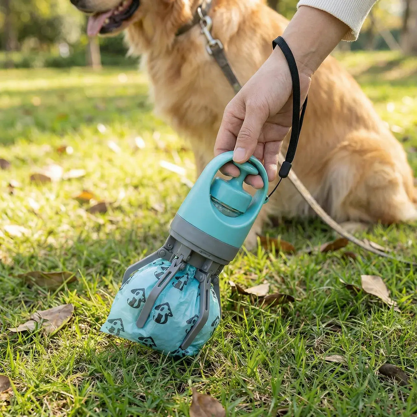 Dog Poop Scooper with Bags | Portable Pet Waste Cleaner