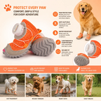 Breathable Anti-Slip Waterproof Dog Boots (4-Pack)