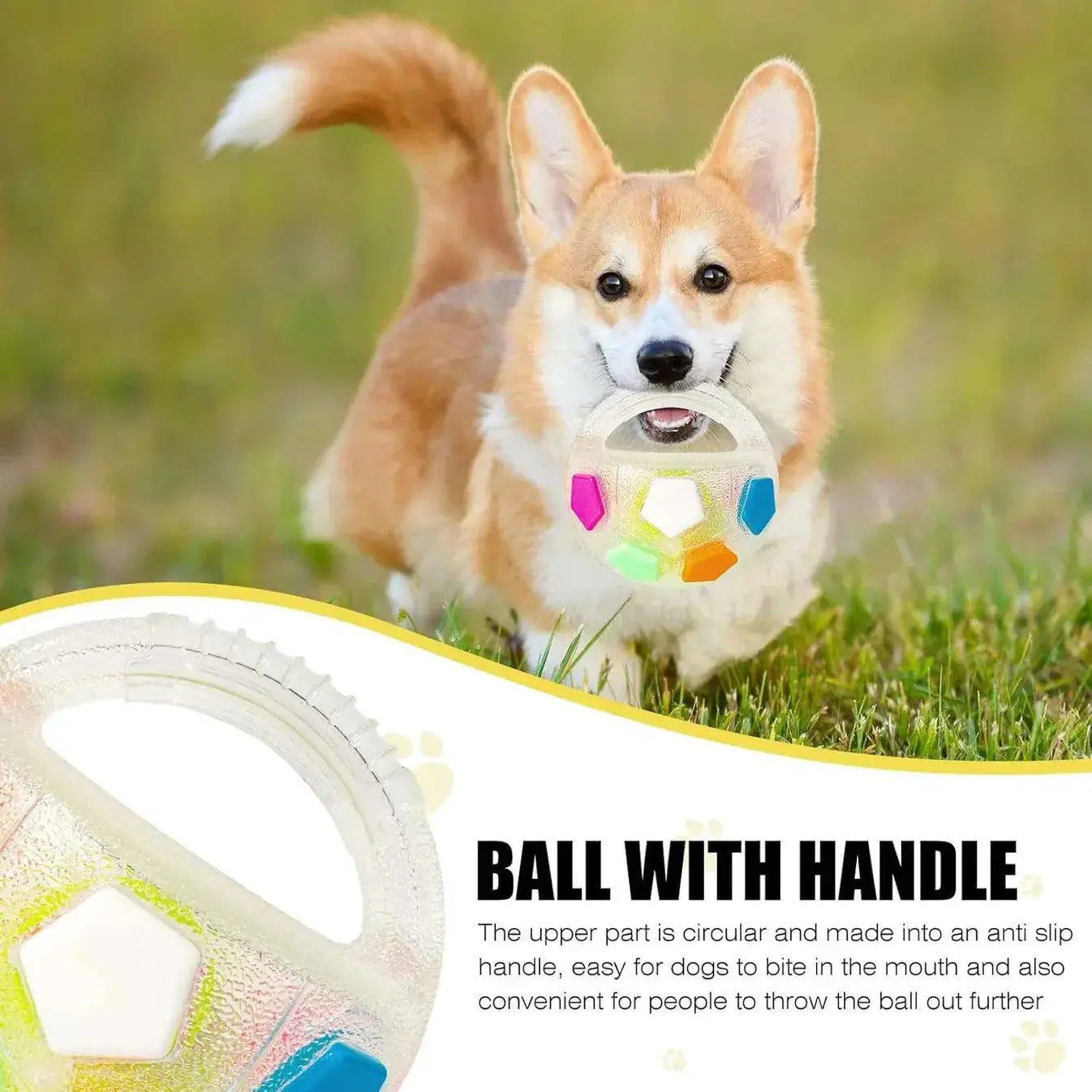 Durable Dog Toy Ball – Stress Relief Chew & Play Toy Fursera