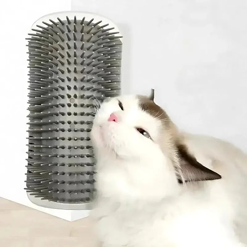 Self Grooming Pet Brush – Corner Massage Tool for Cats & Dogs STTM