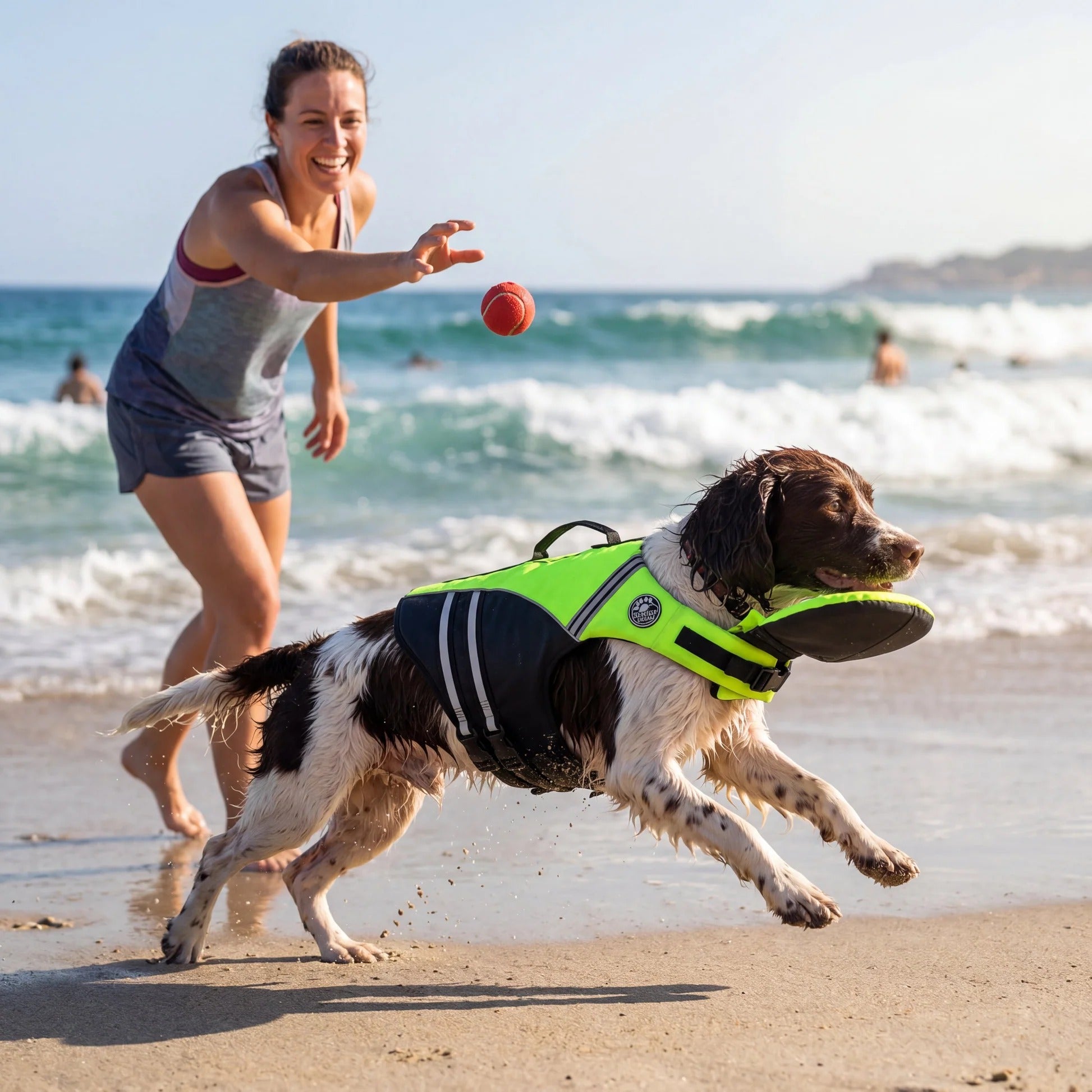 Dog Life Jacket with Head Support