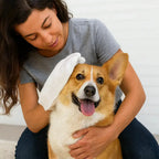 Deodorizing Pet Glove Wipes (18-Pack) Mud- Free Paws Fursera