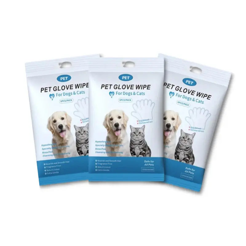 Deodorizing Pet Glove Wipes (18-Pack) Mud- Free Paws