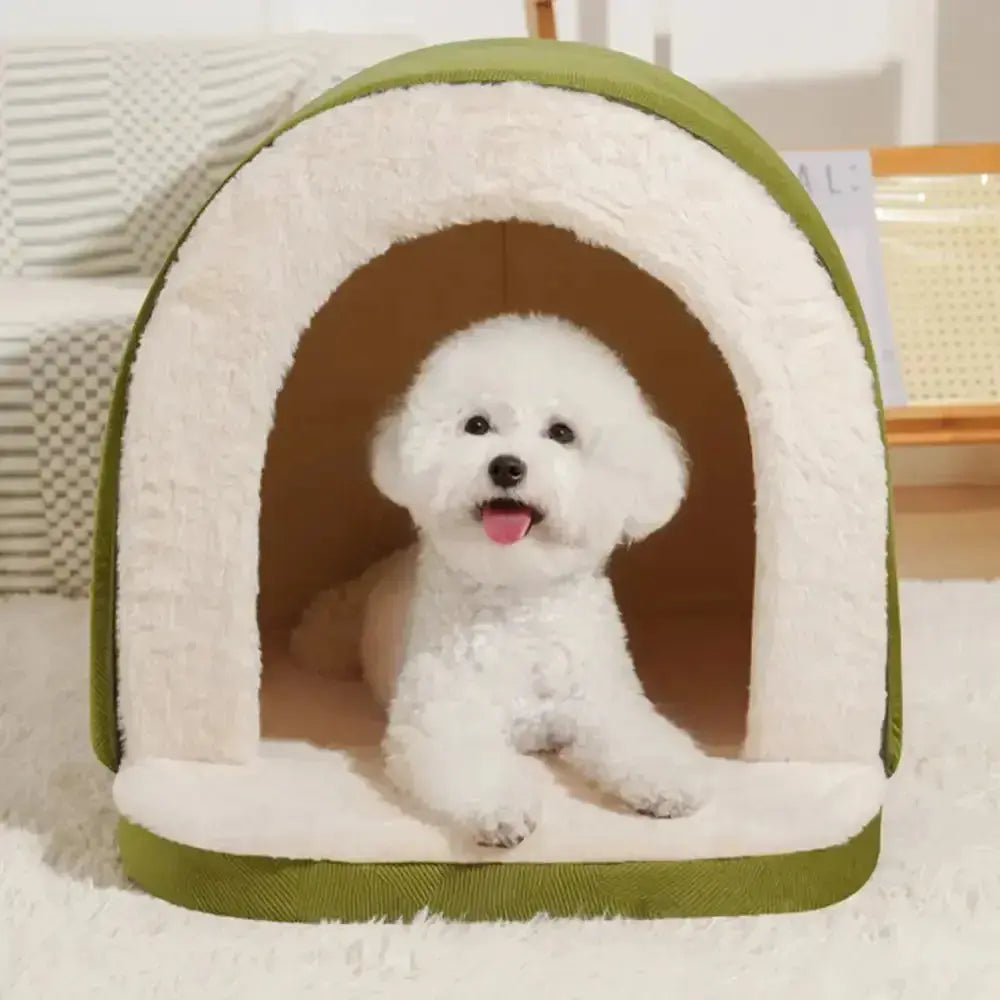 Cozy Cave Pet Bed – Warm Cat & Dog House Fursera