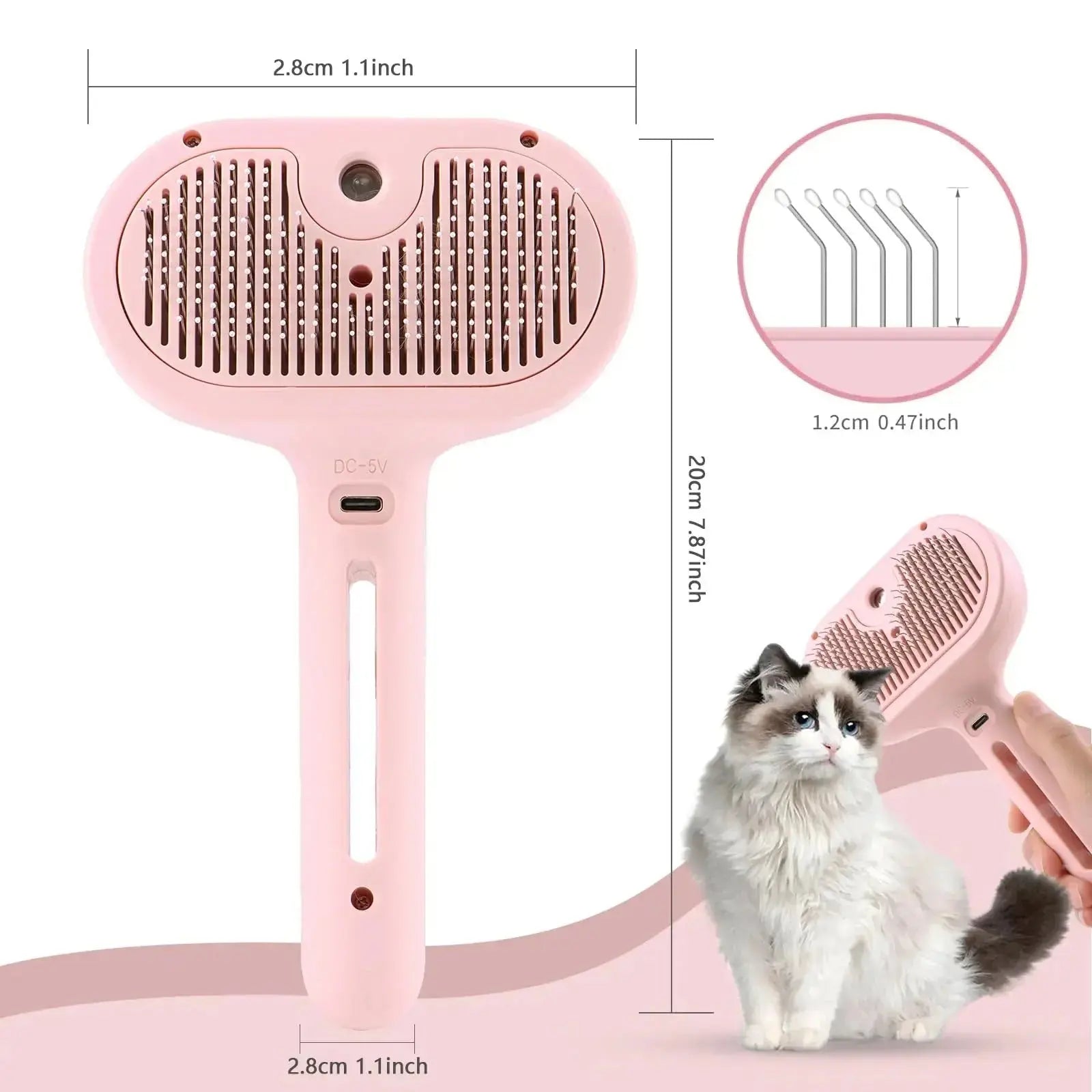 2 in 1 Pet Spray Hair Removal Comb Fursera