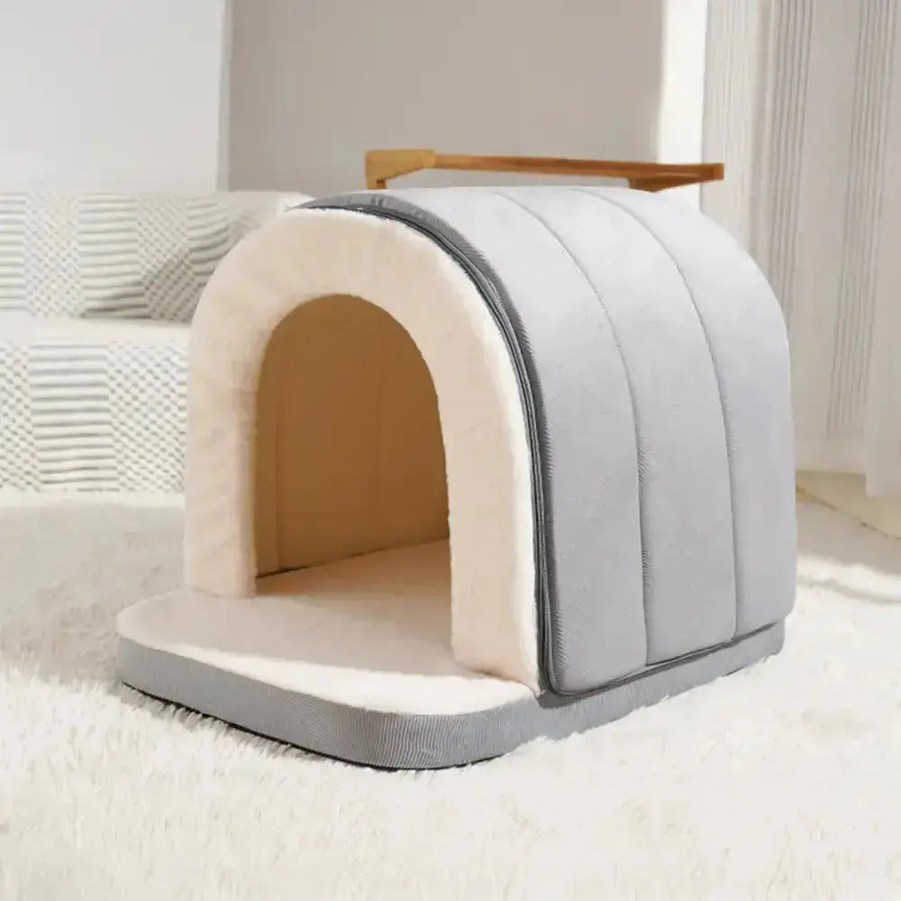 Cozy Cave Pet Bed – Warm Cat & Dog House Fursera