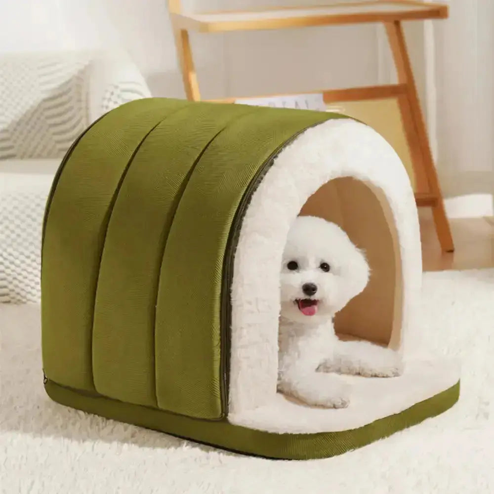 Cozy Cave Pet Bed – Warm Cat & Dog House Fursera