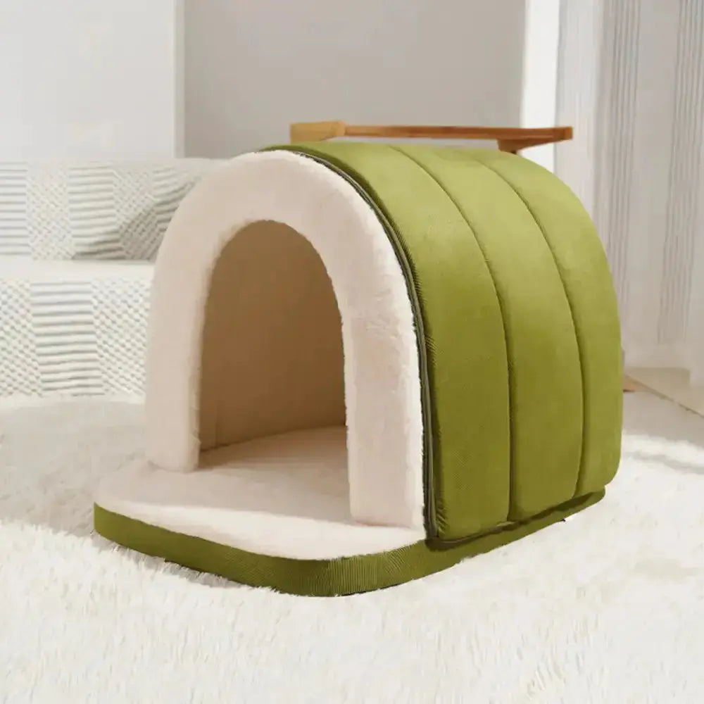 Cozy Cave Pet Bed – Warm Cat & Dog House Fursera