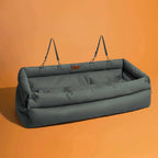 Dog Car Seat Bed – Faux Leather Booster for Medium & Large Dogs Fursera