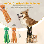 Squeaky Octopus Dog Toys Fursera