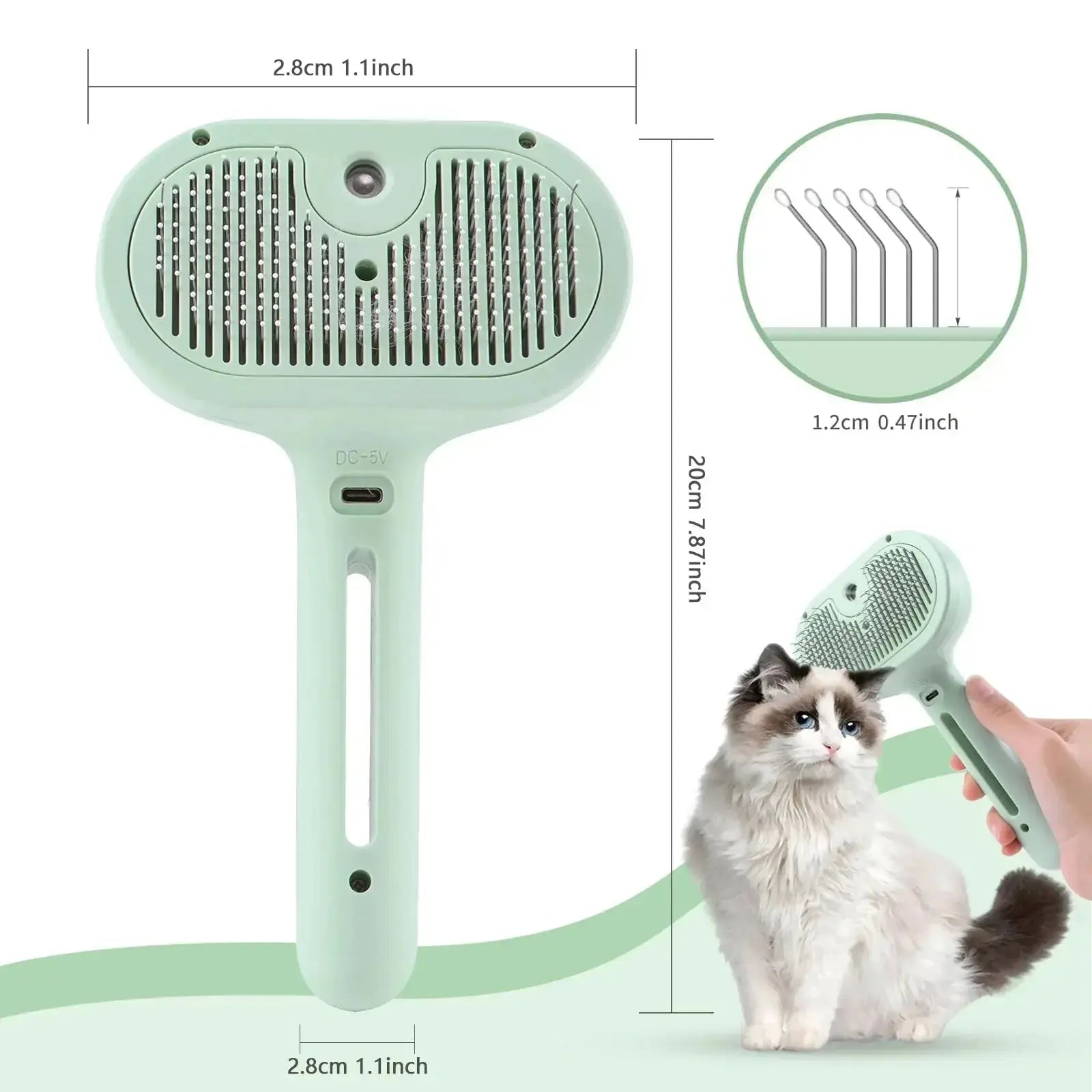 2 in 1 Pet Spray Hair Removal Comb Fursera