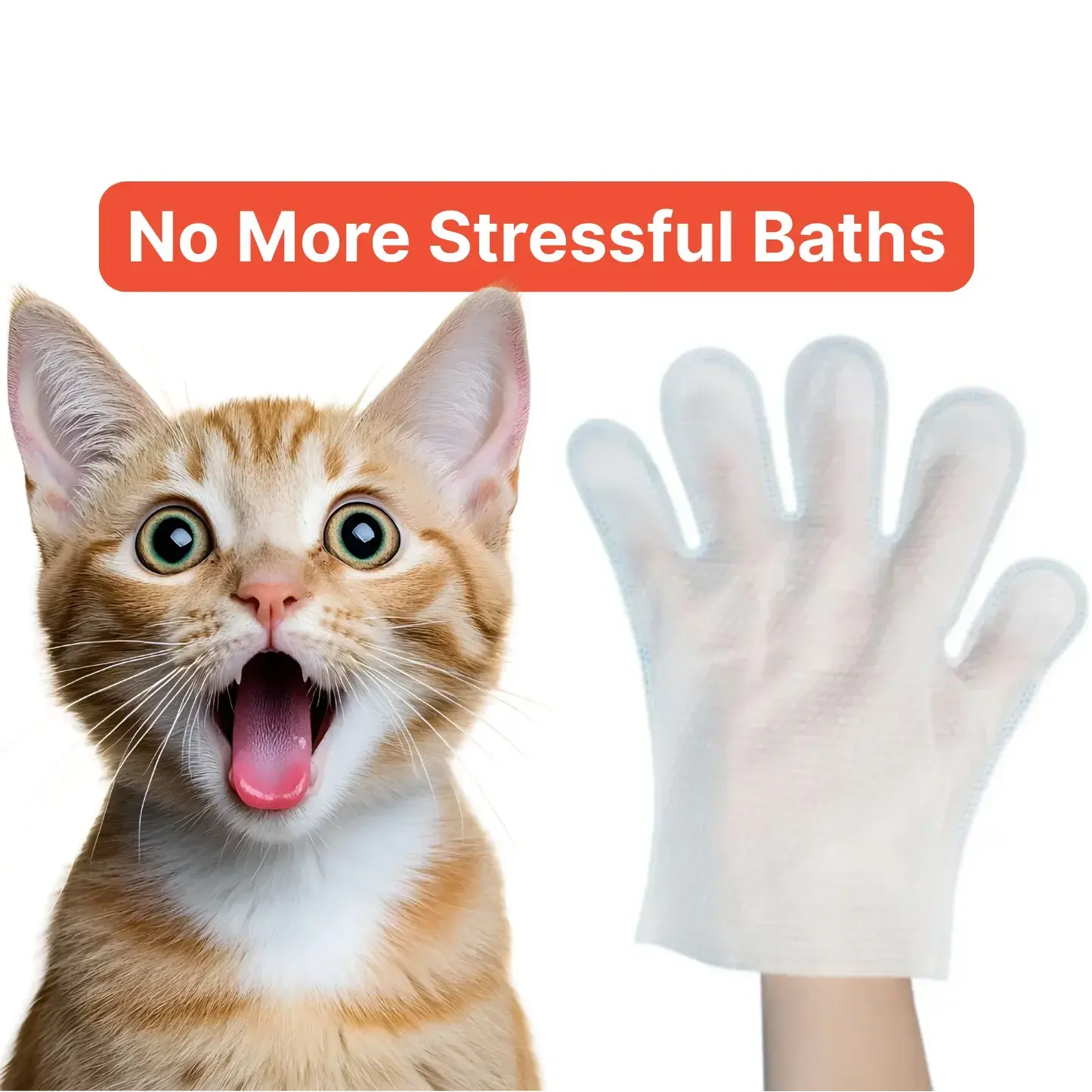Deodorizing Pet Glove Wipes (18-Pack) Mud- Free Paws Fursera