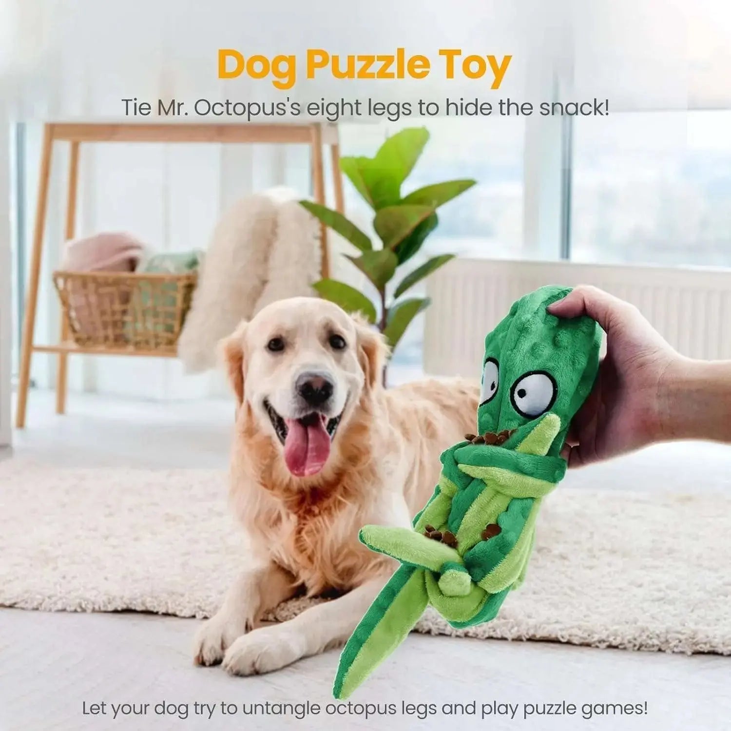 Squeaky Octopus Dog Toys Fursera