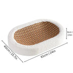 Scratch Lounge – Soft Plush Lounge Bed for Indoor Cats Fursera