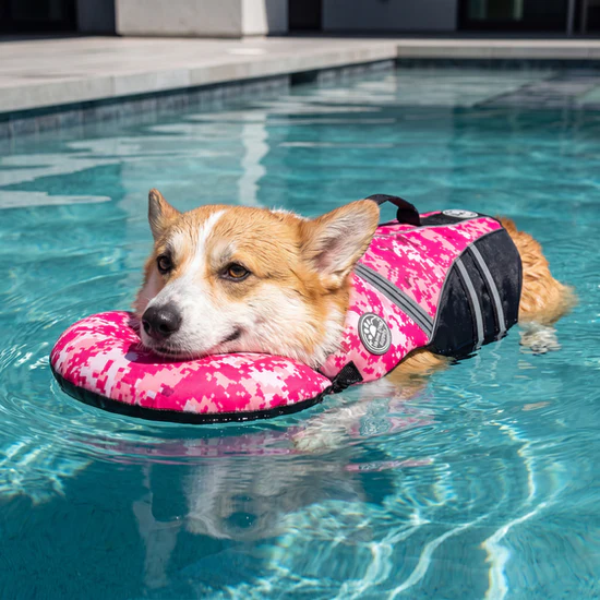 Dog Life Jacket with Head Support