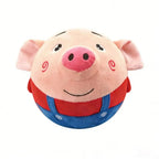 Squeaky Pig Dog Toy – Soft Plush Interactive Chew & Play Toy Fursera