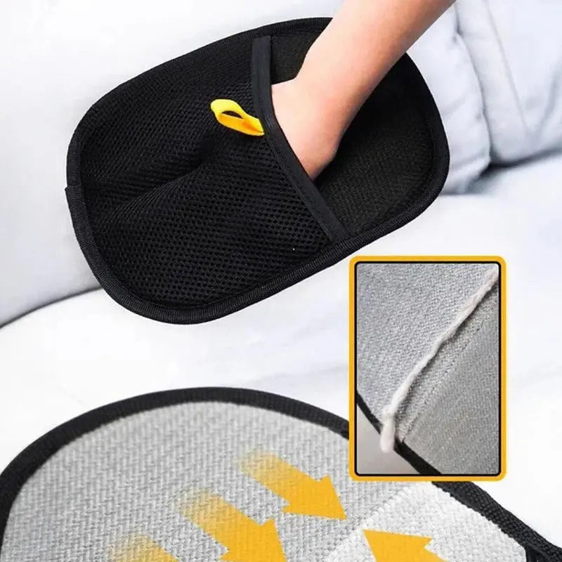 Pet Hair Removal Glove with Dual-Sided Electrostatic Bristles Fursera