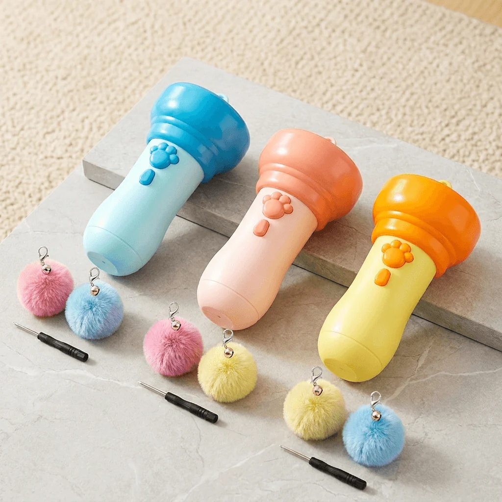 Interactive Cat Ball Launcher Toy – Automatic Plush Ball Shooter for Indoor Cats