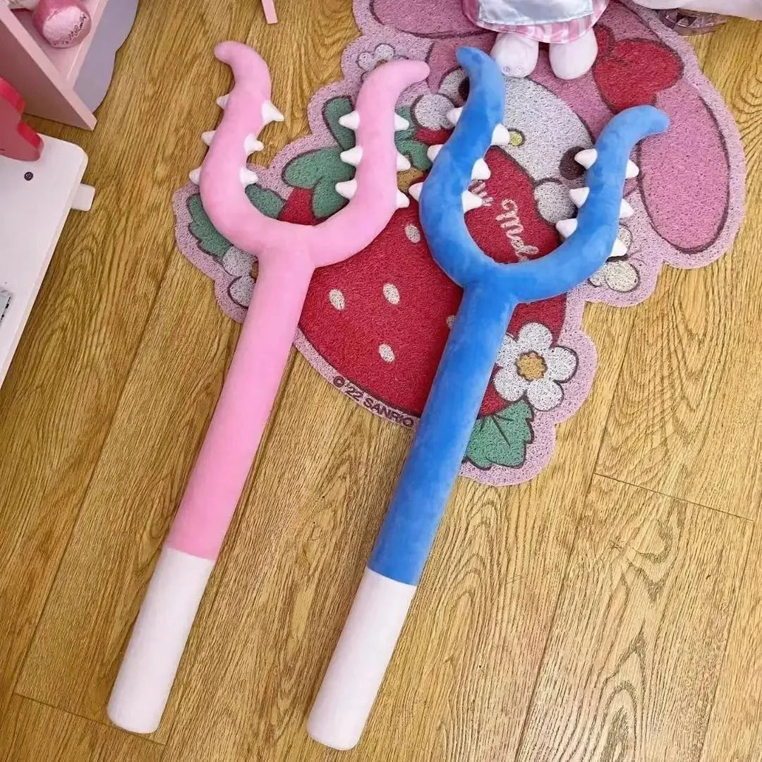 Interactive Plush Cat Toy – Long Teaser Wand for Indoor Cats