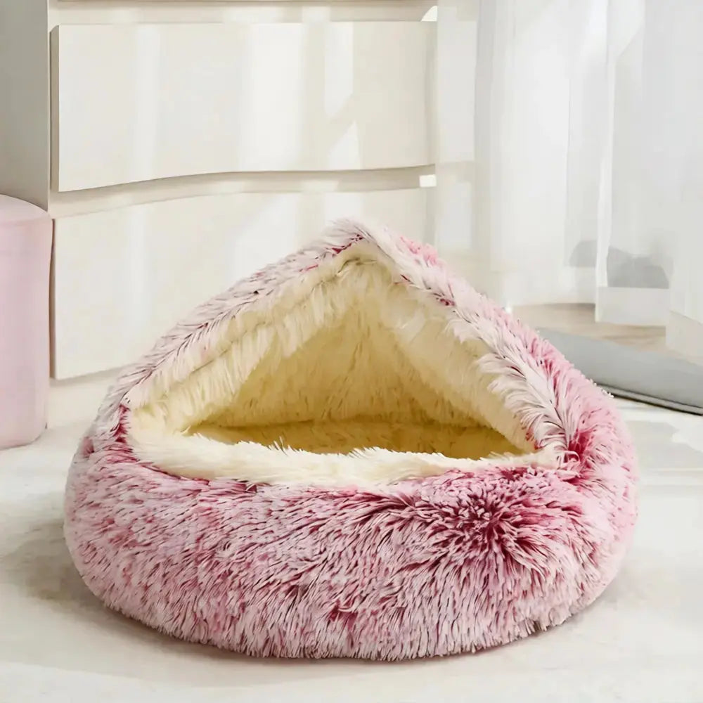 Calming Cowry Pet Bed – Cozy Anti-Anxiety Dog & Cat Bed Fursera